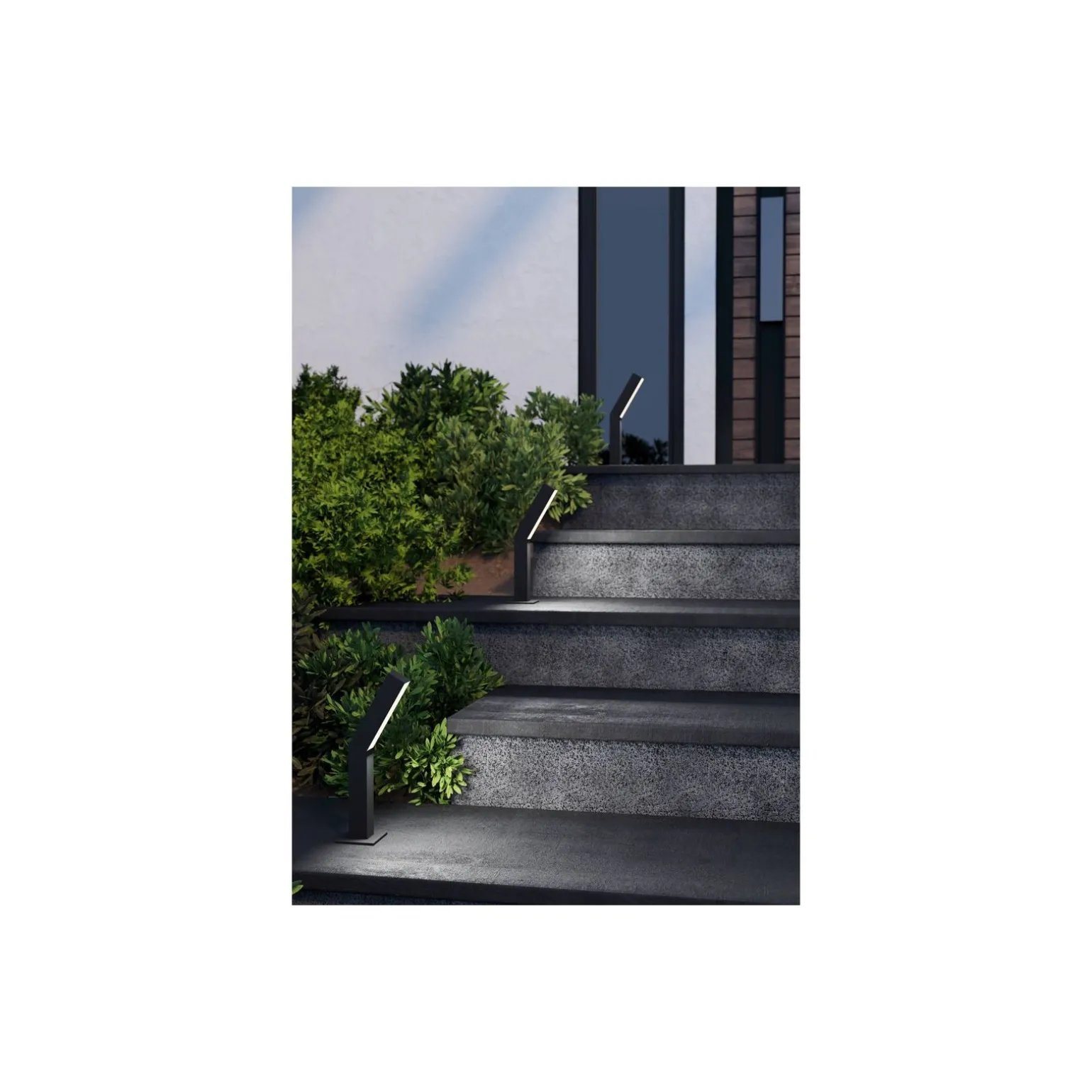 Eglo Piedestallampa Ugento Aluminium Svart 4W 480lm - 830 Varm Vit | IP44