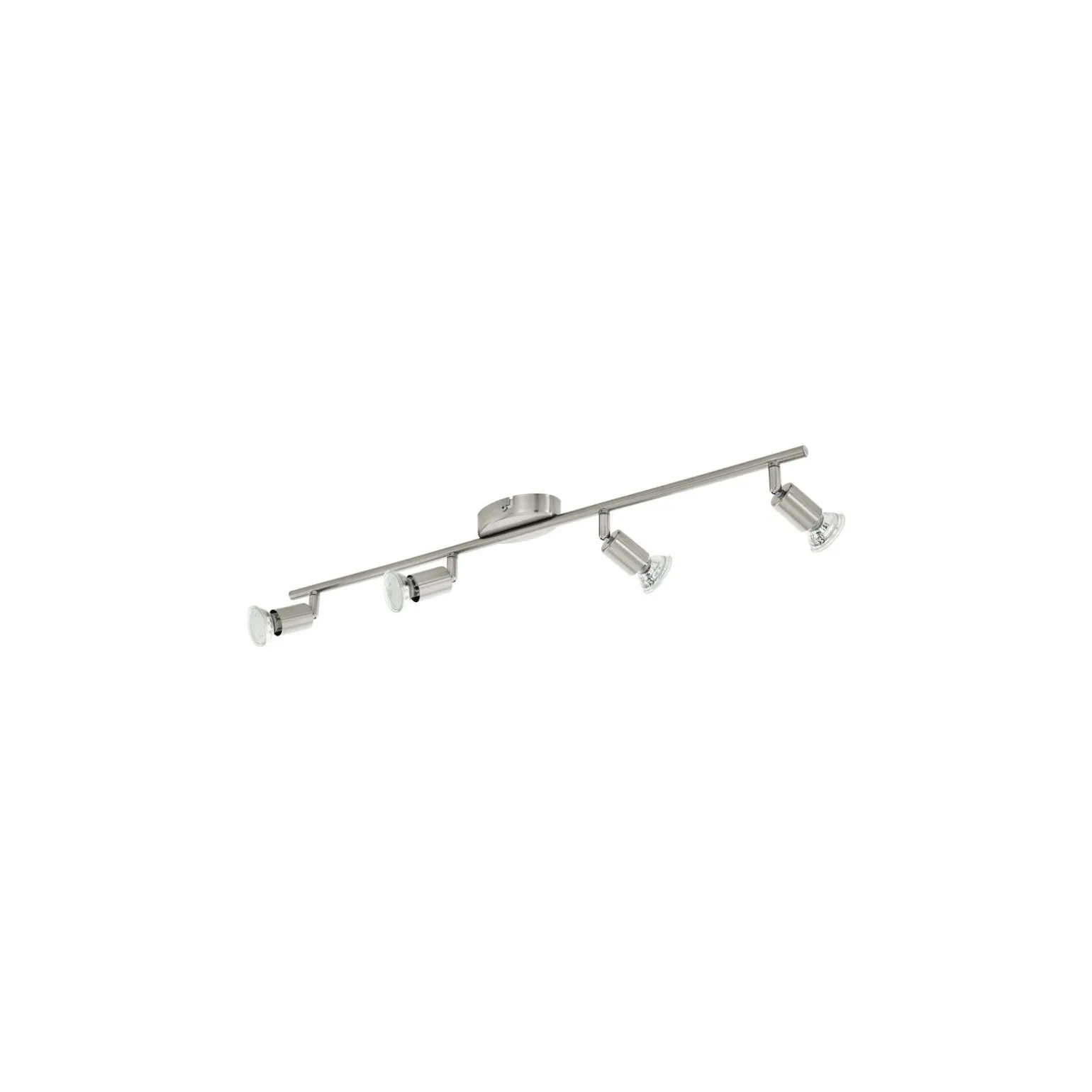 Eglo Taklampa Buzz-LED Stål Satin Nickel 4x2.8W 4x250lm - 830 Varm Vit | IP20 - Inkl. 4x GU10