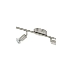 Eglo Taklampa Buzz-LED Stål Satin Nickel 4x2.8W 4x250lm - 830 Varm Vit | IP20 - Inkl. 4x GU10