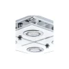 Eglo Taklampa Cabo Rostfritt Stål Krom 4x2.8W 4x250lm - 830 Varm Vit | IP20 - Inkl. 4x GU10
