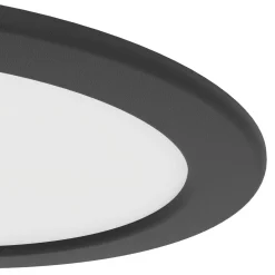 Eglo Taklampa Fueva 6-z Plast Svart 9W 1150lm - 827-865 Justerbar Vit | 168mm - IP44 - Dimbar