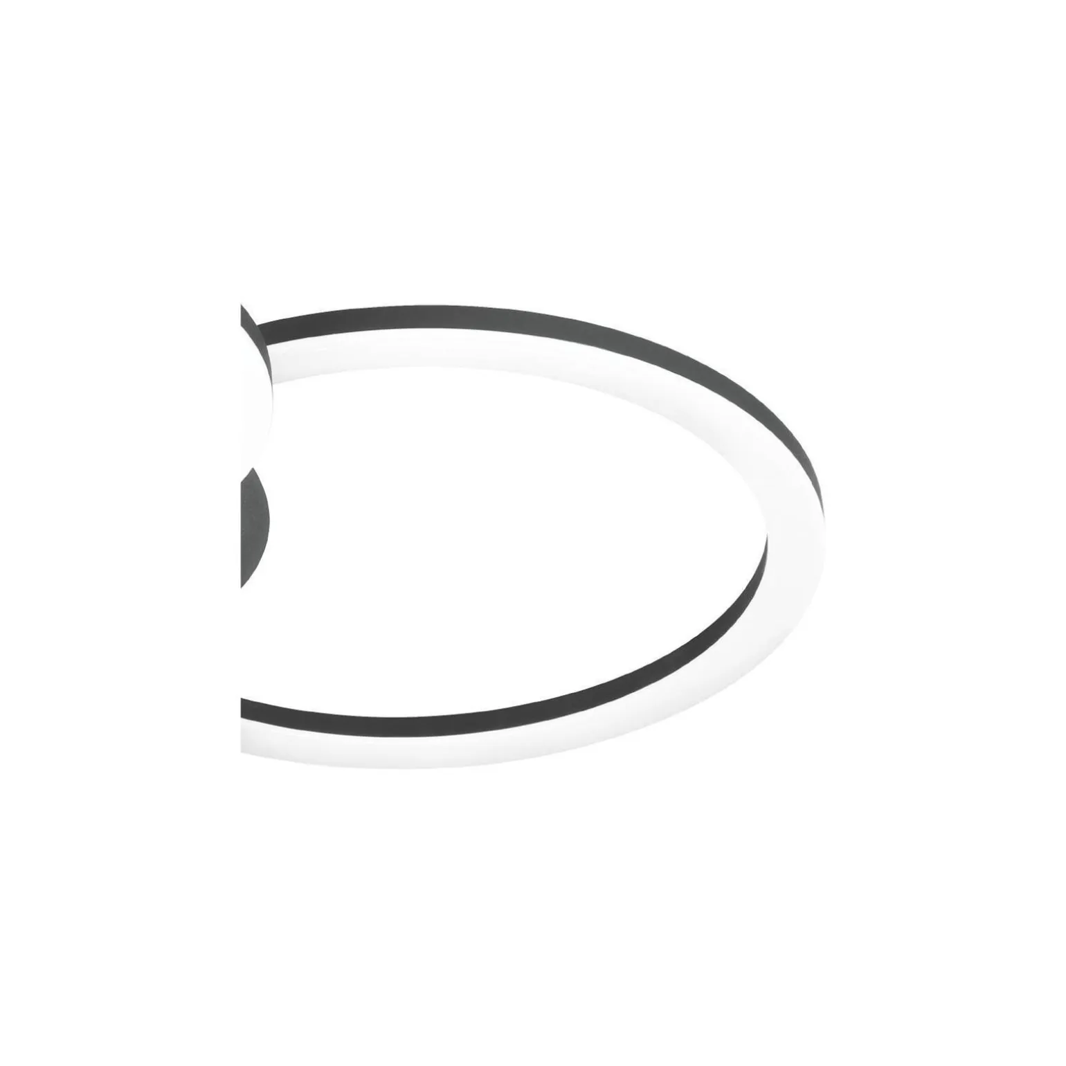 Eglo Taklampa Parrapos-Z Stål Svart 6.5W 5800lm - 830-865 Justerbar Vit | IP20 - Zigbee Dimbar