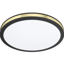 Eglo Taklampa Pescaito Stål Svart Guld 10W 1100lm - 830 Varm Vit | 280mm
