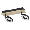 Eglo Taklampa Rielves Trä Svart 4W 500lm - 830 Varm Vit