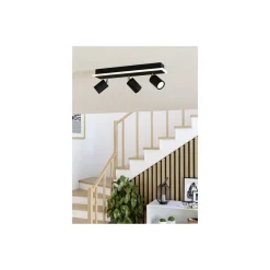 Eglo Taklampa Rimbocchi 1 Stål Svart 20W 2500lm - 830 Varm Vit | IP20