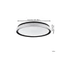 Eglo Taklampa Seluci Stål Svart 10W 1150lm - 830-865 Justerbar Vit | IP20 - Dimbar