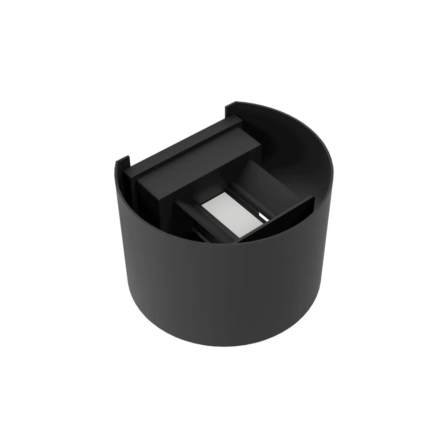 Eglo Vägglampa Calpino 3 Aluminium Svart Up & Down 2W 420lm - 830 Varm Vit | IP54