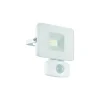 Eglo Vägglampa Faedo 3 Aluminium Vit 10W 1000lm - 850 Kallvit | IP44 - Rörelsesensor