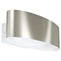 Eglo Vägglampa Maccacari Aluminium Stål Vit 10W 1300lm - 830 Varm Vit