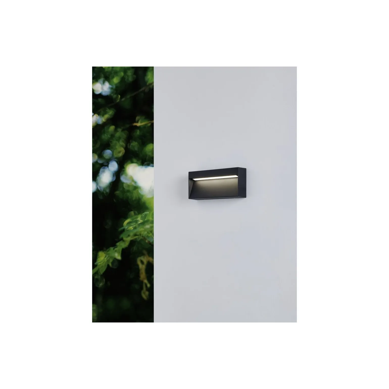 Eglo Vägglampa Maruggio Aluminium Svart 4W 520lm - 830-840-850-865 CCT | IP65