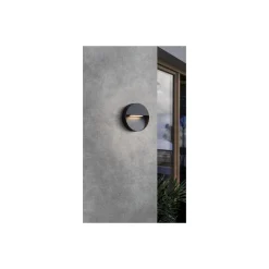 Eglo Vägglampa Maruggio Aluminium Svart 4W 520lm - 830-840-850-865 CCT | IP65