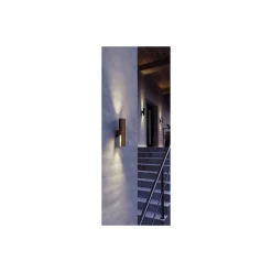 Eglo Vägglampa Montelauro Aluminium Rostig Up & Down 7W 800lm - 865 Dagsljus | IP65