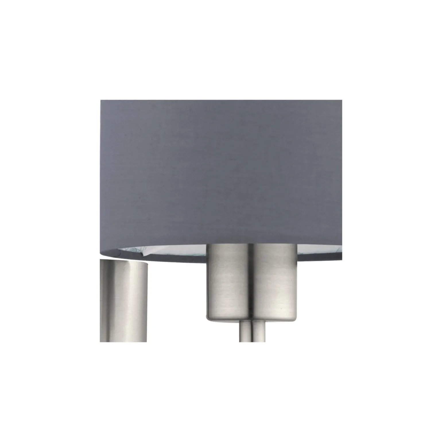 Eglo Vägglampa Pasteri Stål Satin Nickel | IP20 - Passande för 1x E27