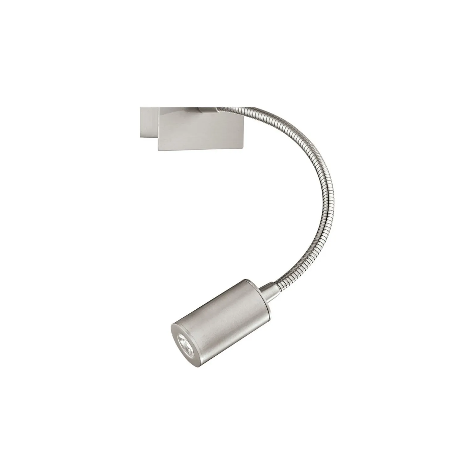 Eglo Vägglampa Pasteri Stål Satin Nickel 40 | IP20 - Inkl. Spot och Exkl. 1x E27