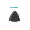Eglo Vägglampa Pedersano Aluminium Svart 8W 800lm - 827-840-865 CCT | IP44