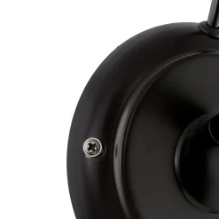 Eglo Vägglampa Priddy Stål Svart | Passande För 1x E27