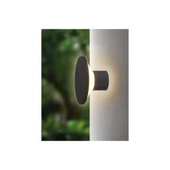 Eglo Vägglampa Rigosa Stål Svart 10W 1100lm - 830 Varm Vit | IP44
