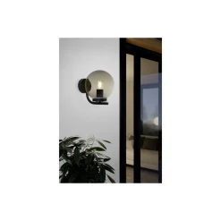 Eglo Vägglampa Taverna Stål Svart | IP44 - Passande för 1x E27