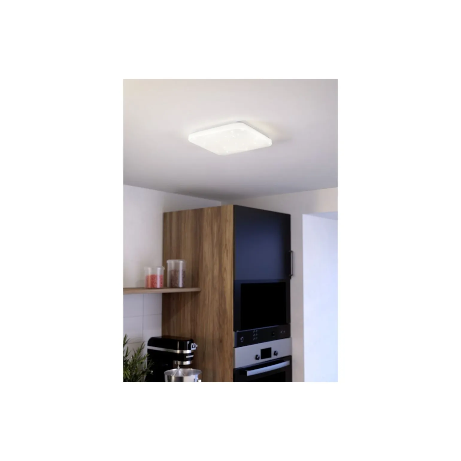 Eglo Vägg och Taklampa Frania-S Stål Vit 14.6W 1600lm - 830 Varm Vit | IP20