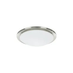 Eglo Vägg och Taklampa Planet Stål Satin Nickel | IP20 - Passande för 1x E27