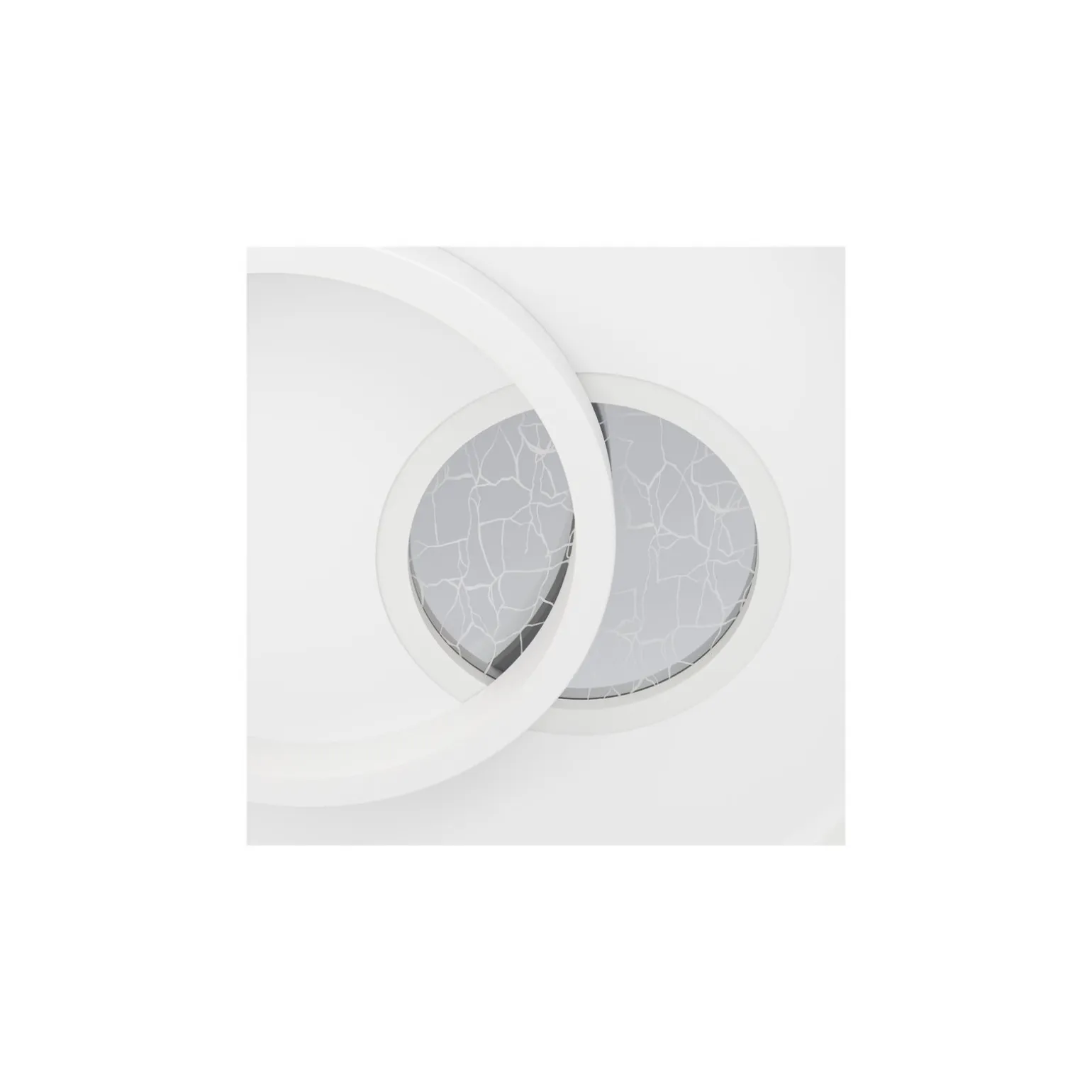 Eglo Vägg och Taklampa Tiriolo Stål Vit Silver 14W 1800lm - 840 Kallvit | IP20