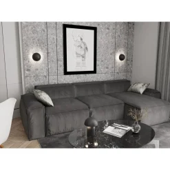 Emibig Bordslampa Mush Stål Svart | Passande för 2x G9 - Max 8W