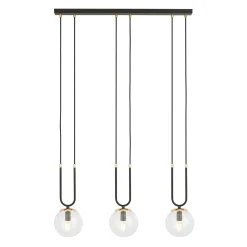 Emibig Pendellampa Glam Stål Svart | Passande för 3x E14 - Max 10W