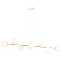 Emibig Pendellampa Gravity Stål Vit | Passande för 8x E14 - Max 10W