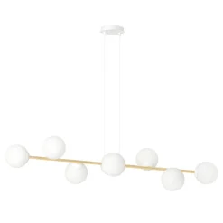 Emibig Pendellampa Gravity Stål Vit | Passande för 8x E14 - Max 10W