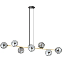 Emibig Pendellampa Gravity Stål Svart | Passande för 8x E14 - Max 10W