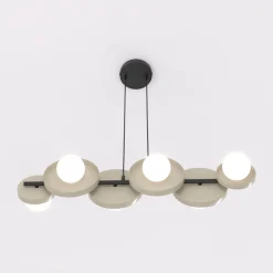 Emibig Pendellampa Model Stål Brun | Passande för 6x G9 - Max 8W