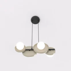 Emibig Pendellampa Model Stål Brun | Passande för 4x G9 - Max 8W