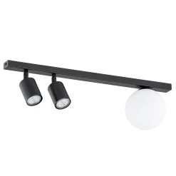 Emibig Taklampa Baster Stål Svart | Passande för 2x GU10 - Max 8W, 1x E14 - Max 10W