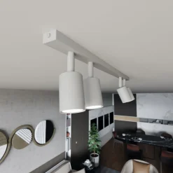 Emibig Taklampa Flash Stål Svart | Passande för 4x GU10 - Max 8W