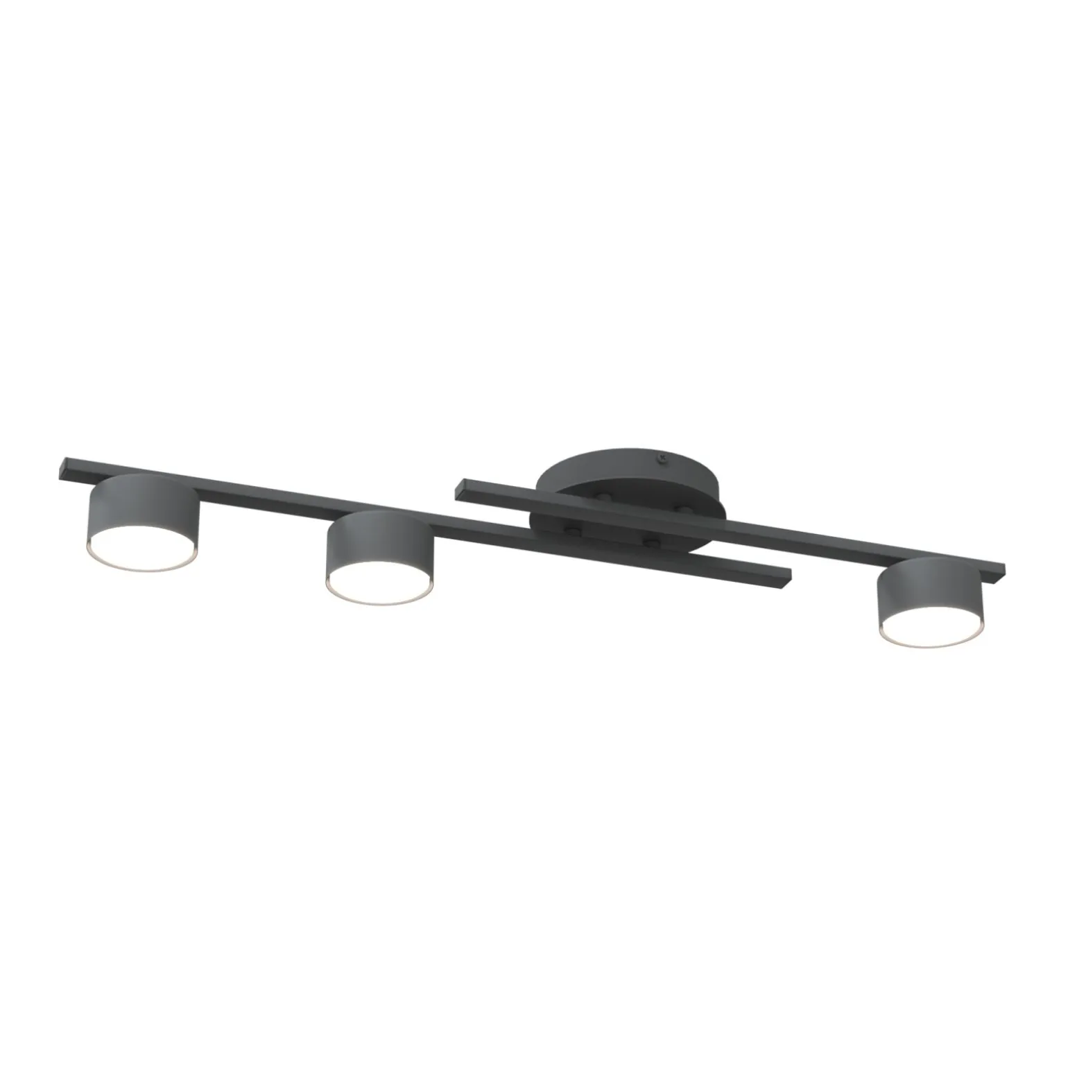 Emibig Taklampa Fragment Stål Svart | Passande för 3x GX53 - Max 12W