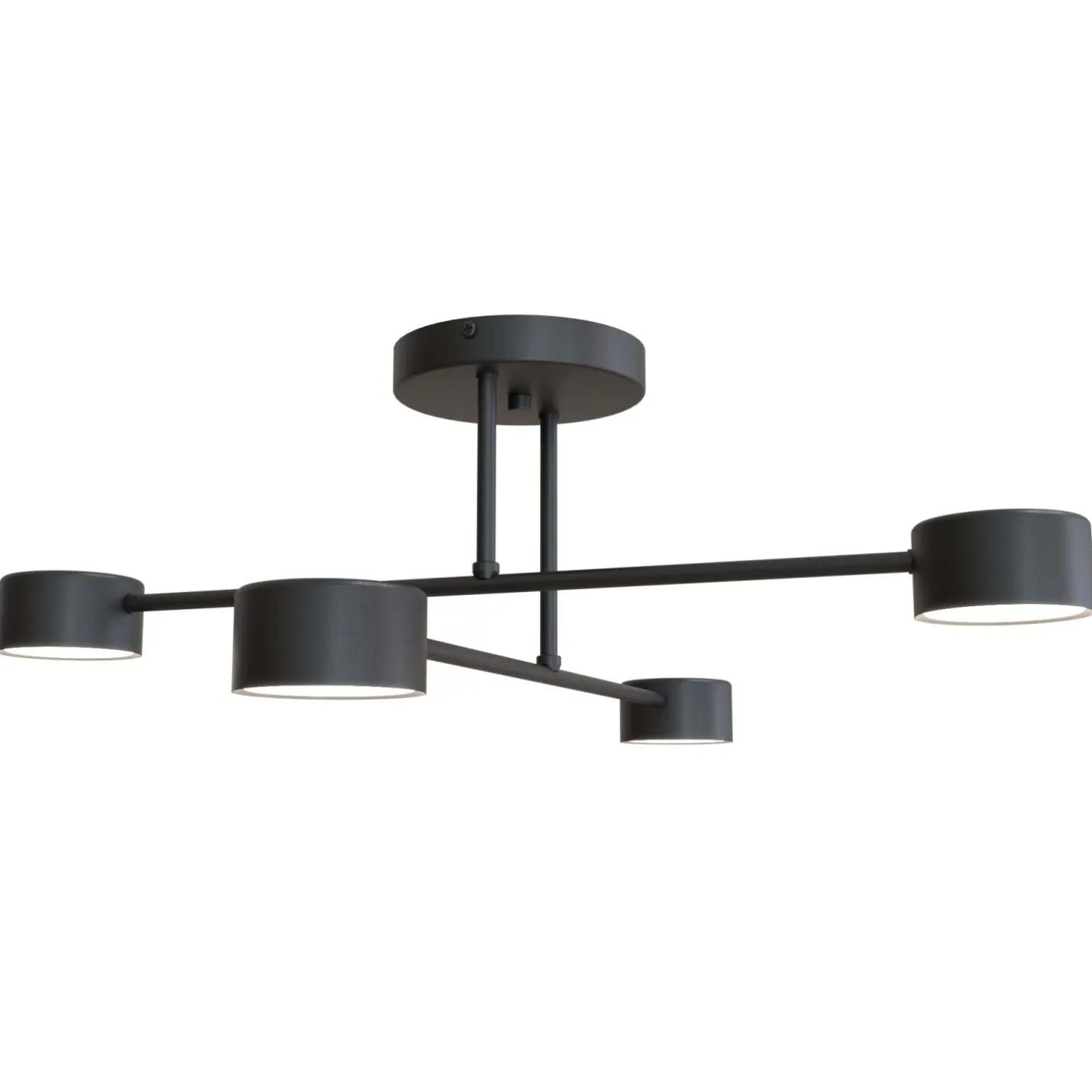 Emibig Taklampa Halo Stål Svart | Passande för 4x GX53 - Max 8W