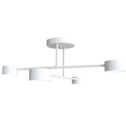 Emibig Taklampa Halo Stål Vit | Passande för 4x GX53 - Max 8W