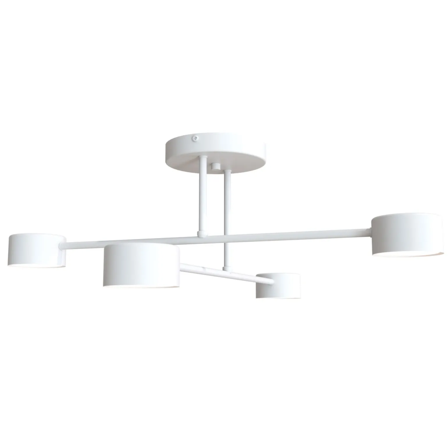 Emibig Taklampa Halo Stål Vit | Passande för 4x GX53 - Max 8W