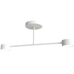 Emibig Taklampa Halo Stål Vit | Passande för 2x GX53 - Max 8W