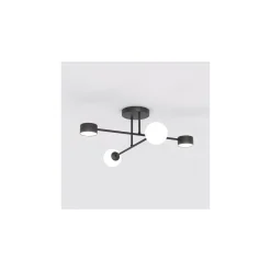 Emibig Taklampa Holon Stål Svart | Passande för 2x G9 - Max 8W, 2x GX53 - Max 12W