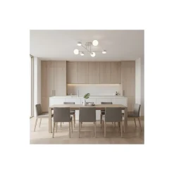 Emibig Taklampa Holon Stål Vit | Passande för 3x G9 - Max 8W, 3x GX53 - Max 12W