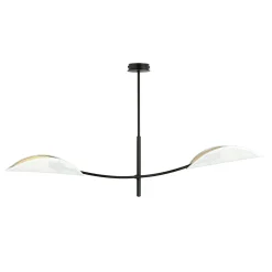 Emibig Taklampa Lotus Stål Svart | Passande för 2x E14 - Max 10W