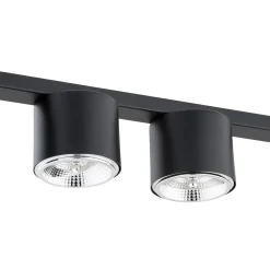 Emibig Taklampa Nano Stål Svart | Passande för 5x GU10 (AR111) - Max 12W