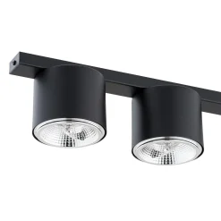 Emibig Taklampa Nano Stål Svart | Passande för 5x GU10 (AR111) - Max 12W