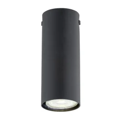 Emibig Taklampa Tecno Stål Svart | Passande för 1x GU10 - Max 8W