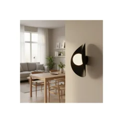 Emibig Vägglampa Fiero Stål Svart | Passande för 1x G9 - Max 8W
