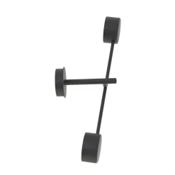 Emibig Vägglampa Natsu Stål Svart | Passande för 2x GX53 - Max 12W