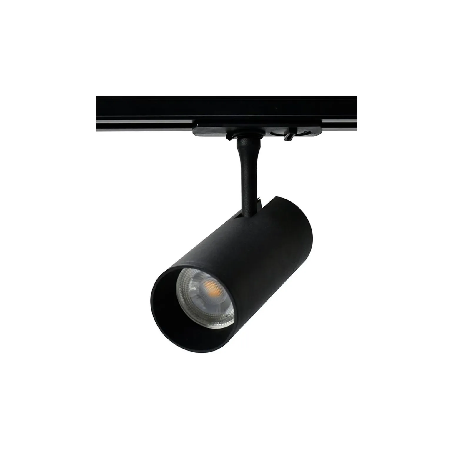 1-Fas Rail Spot Cylinder Svart | Passande för GU10