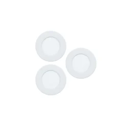 Flerpack 3x Eglo Infälld Spot Fueva 6 Plast Vit 11.1W 1350lm - 827-840-865 CCT