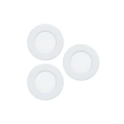 Flerpack 3x Eglo Infälld Spot Fueva 6 Plast Vit 11.1W 1350lm - 827-840-865 CCT